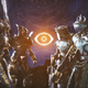 Destiny 2's Guardian heroes stand lined up ready to fight in the Trials of Osiris.